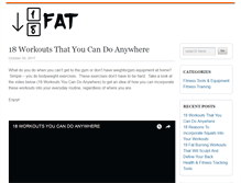 Tablet Screenshot of 18fat.com